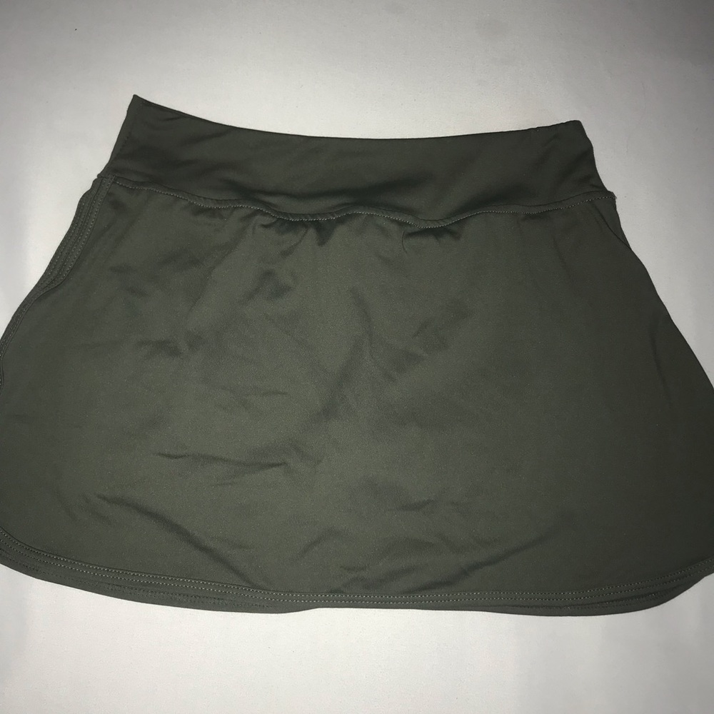 Green Tennis Skirt